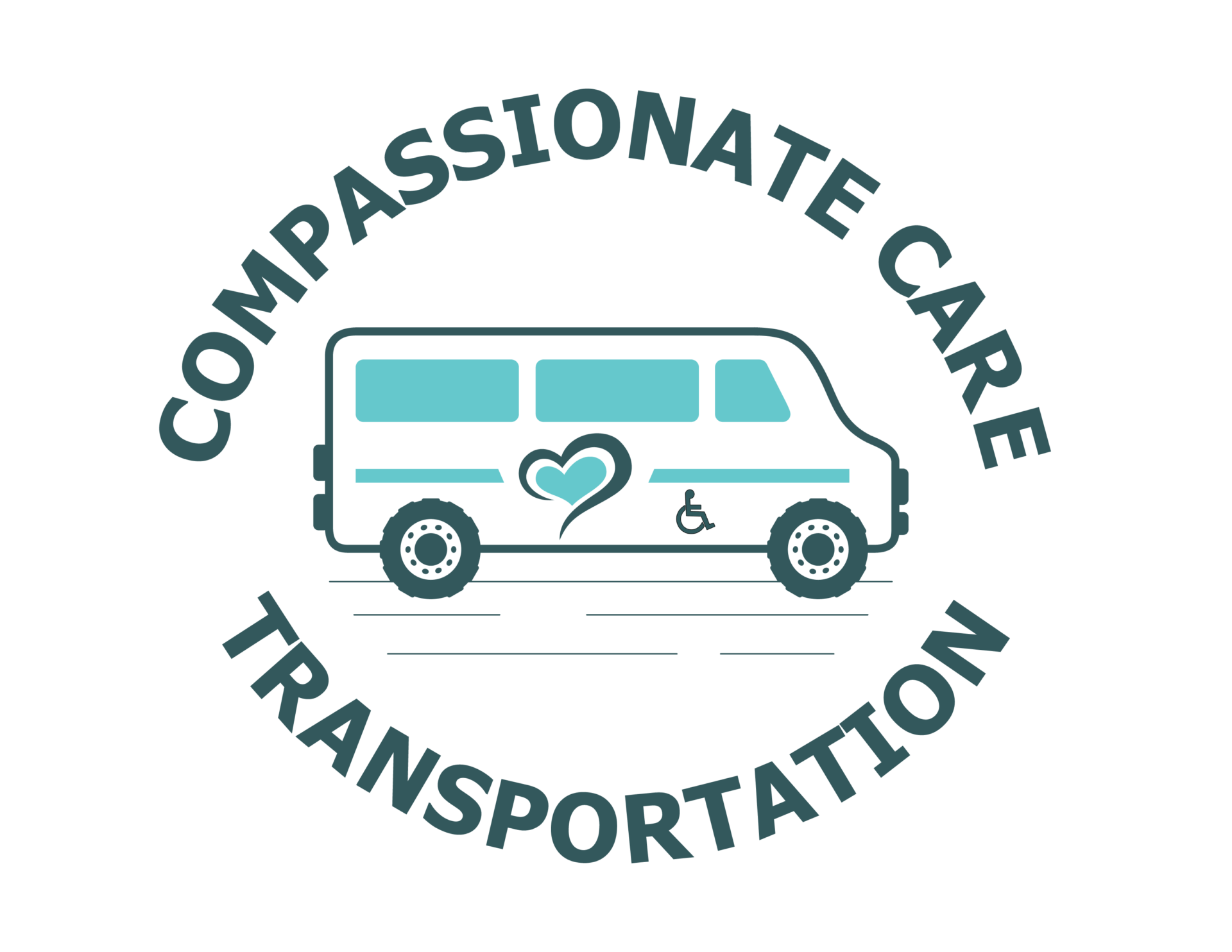 Compassionate care transportation logo.